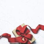 Present - Red and White Gift Box With Ribbon Bow